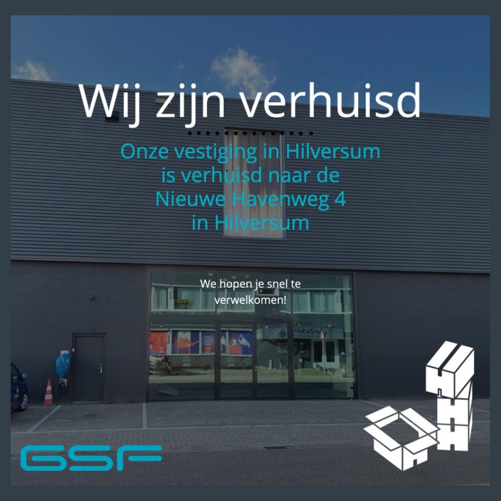 GSF - Verhuisbericht vestiging Hilversum